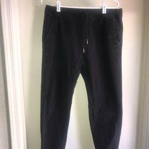 Men’s twill joggers